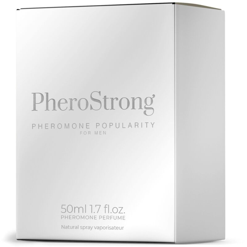 PHEROSTRONG - PERFUME CON FEROMONAS POPULARITY PARA HOMBRE 50 ML - Imagen 3